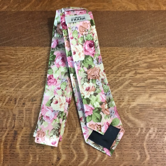 NWT Dapper Days Retro Floral Skinny Necktie - Picture 4 of 8